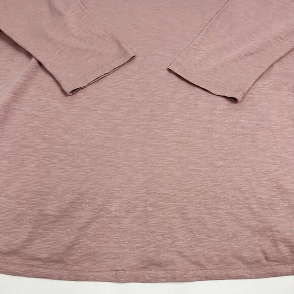 J. Jill Light Mauve Pink Button Back V-Neck 3/4 Sleeve Tunic Top Women’s XL - Picture 4 of 10